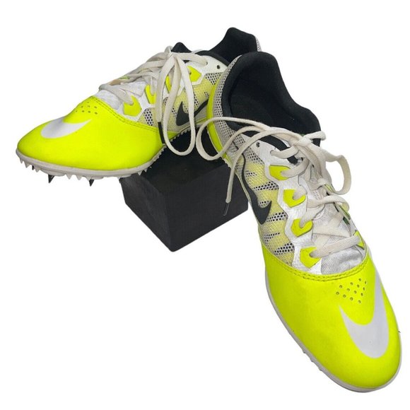 NIKE Zoom Rival Women's Shoes Track Sprint Racing 616313 702 Yellow White SZ 9.5 - Picture 1 of 12